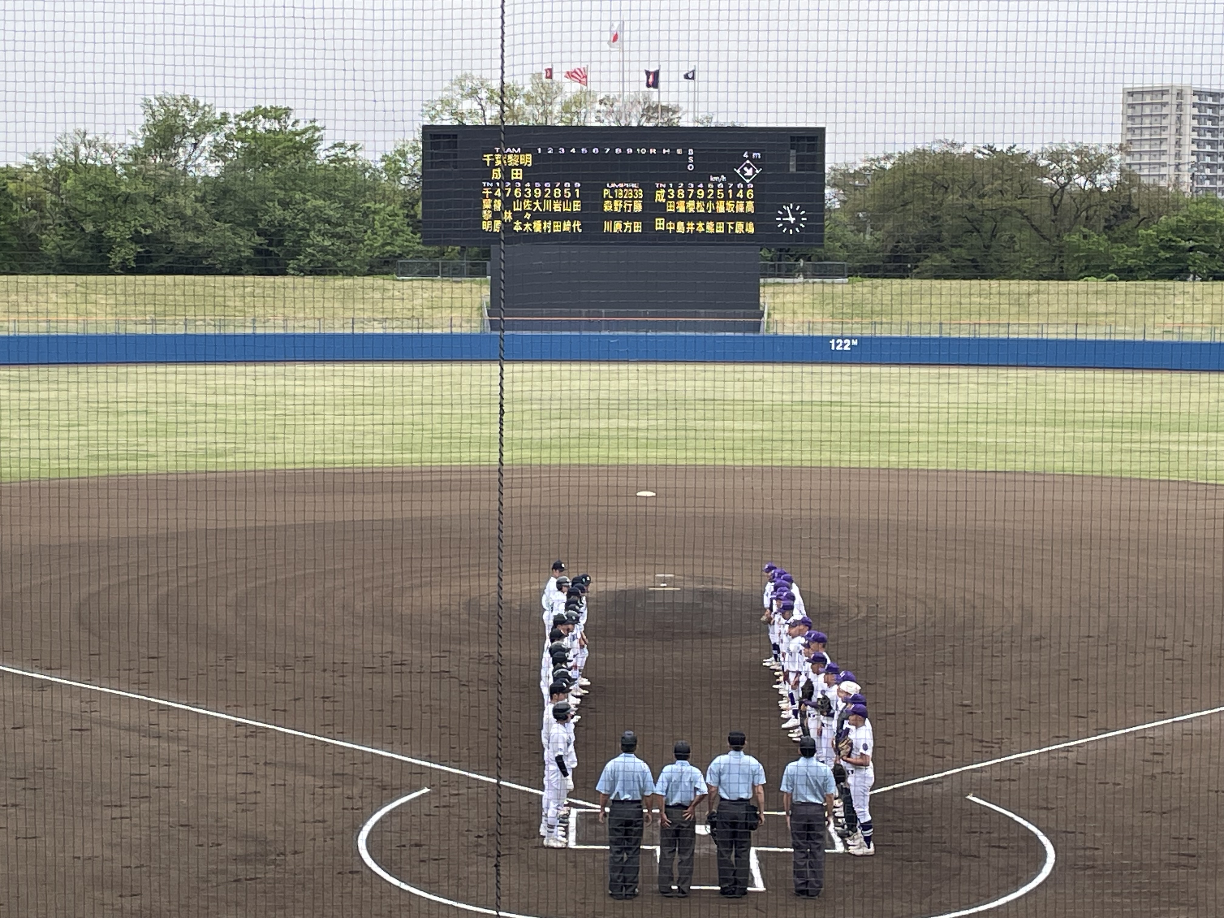 2025春季千葉県大会.2回戦　成田vs千葉黎明
