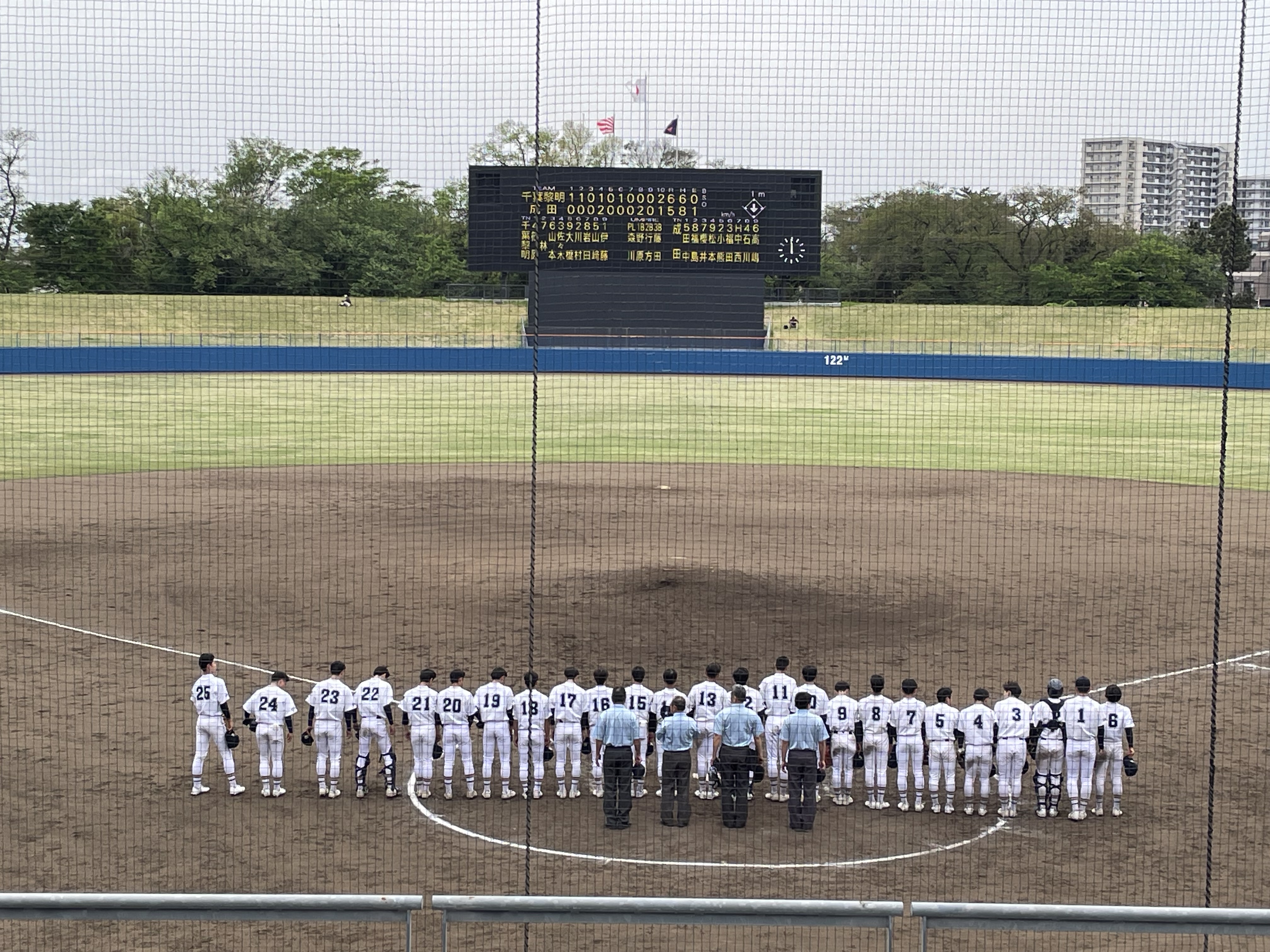 2025春季千葉県大会.2回戦　成田vs千葉黎明